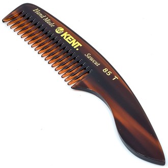 Kent 85T 4.75 Inch Small Men's Fine Pocket Beard & Mustache Comb